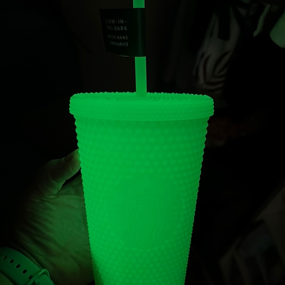 Starbucks Grande Glow In The Dark Studded Drink Cup